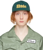 Rhude Green Twill Logo Cap