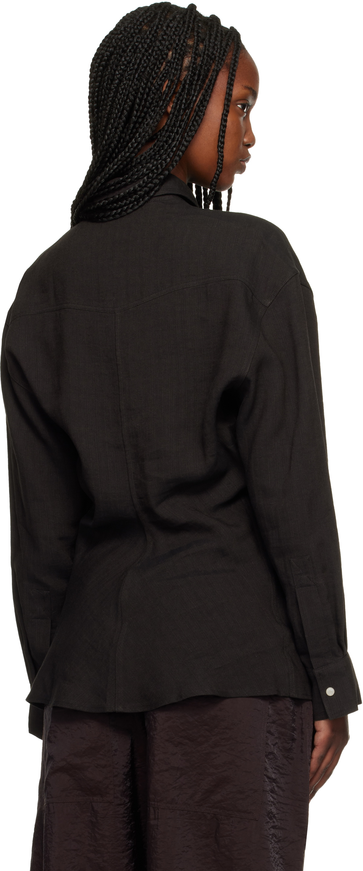 Studio Nicholson Brown Krauss Shirt