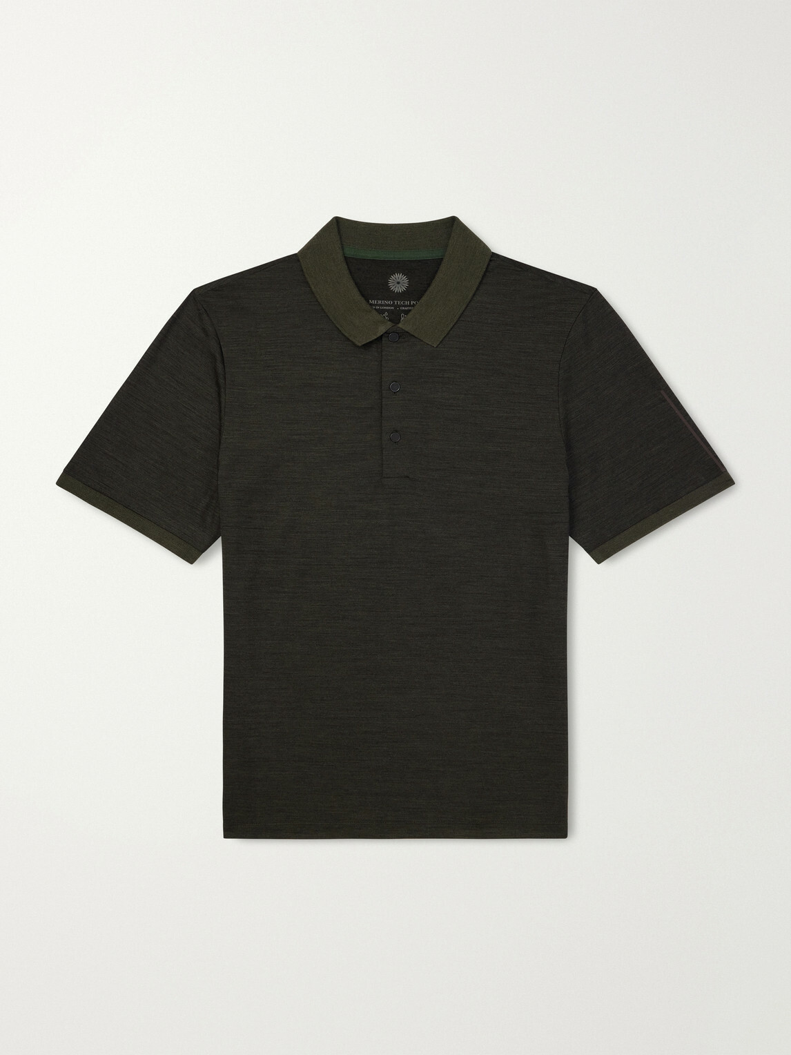 Purdey - Merino Wool and Lyocell-Blend Piqué Polo Shirt - Green