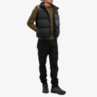 C.P. Company Men's Chrome-R Mixed Down Vest in Black