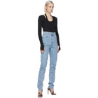 Helmut Lang Black Wrap Long Sleeve T-Shirt