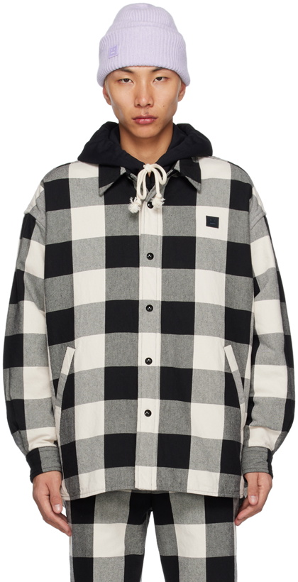 Photo: Acne Studios Black & White Padded Shirt