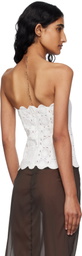St. Agni White Doily Top