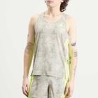 Adidas Running Men's adidas x Labrum Race Singlet in Sesame Yellow