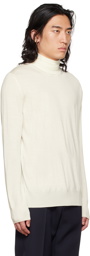 Jil Sander Off-White High Turtleneck