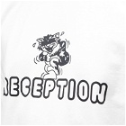 Reception Men's Cool Cat Long Sleeve T-Shirt in White