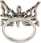 MISBHV Silver Butterfly Ring