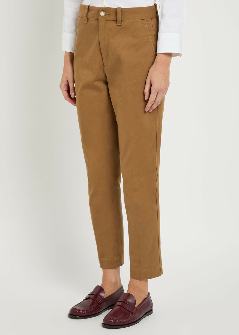 Polo Ralph Lauren Tapered-leg Twill Trousers Khaki