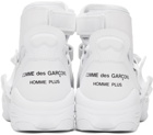 Comme des Garçons Homme Plus White Nike Edition Air Carnivore Sneakers