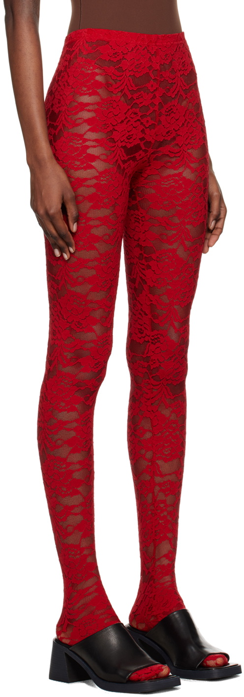Red Lace Tights, Accessories