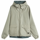 Taion Men's Military Zip Reversible Parka Jacket in Dark Sage Green