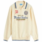 MARKET Men's Pure Gold Collared Sweater in Butter-Cream