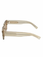 Saint Laurent Eyewear Rectangular Frame Transparent Sunglasses