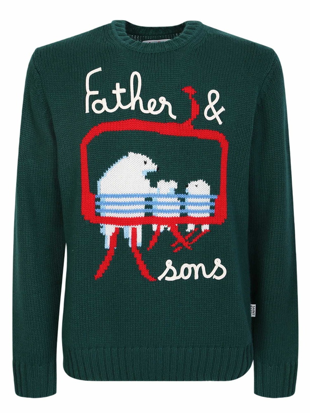 Photo: MC2 Saint Barth Father Sons Green Polar Ski Sweater