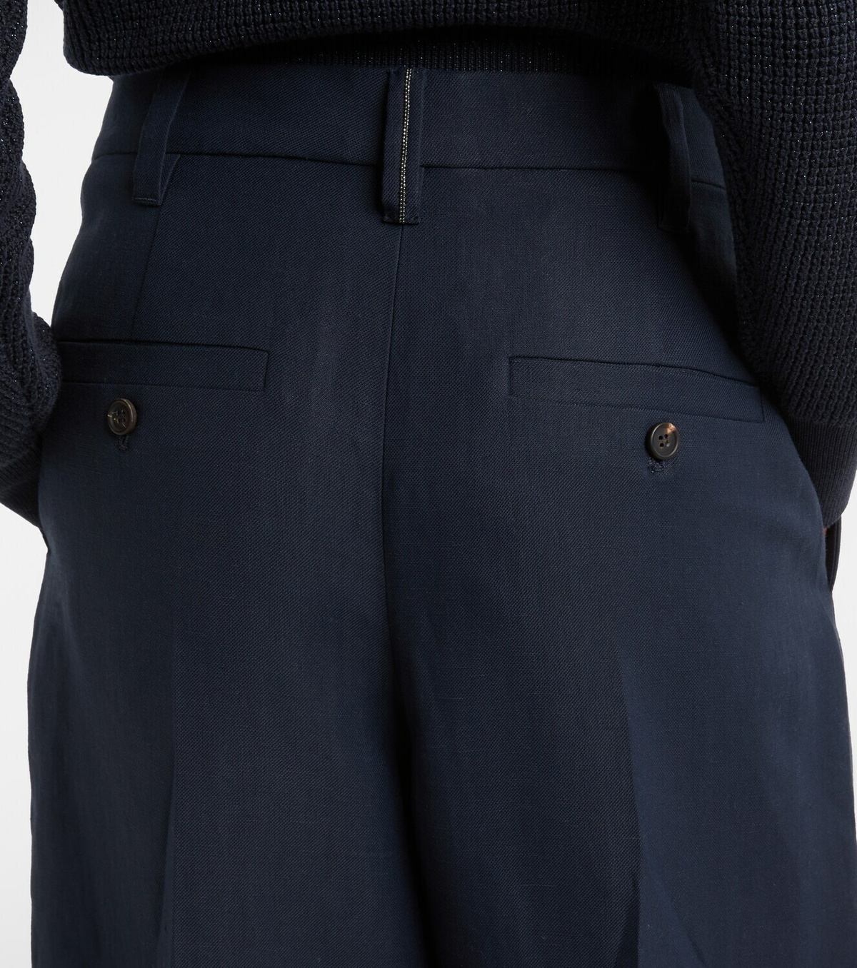 Brunello Cucinelli Monili twill Bermuda shorts