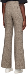 Golden Goose Beige Wide-Leg Trousers
