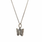 Needles Men's 925 Silver Pendant Necklace in Papillon 