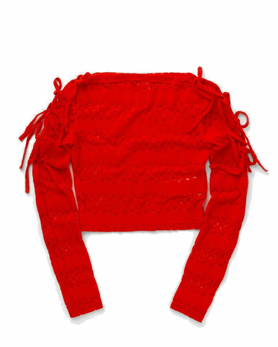 Photo: Won Hundred Ocean Top Red - Womens - Longsleeves/Pullovers