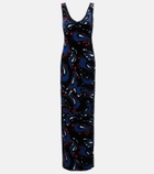 Dries Van Noten Debant printed cotton-blend maxi dress
