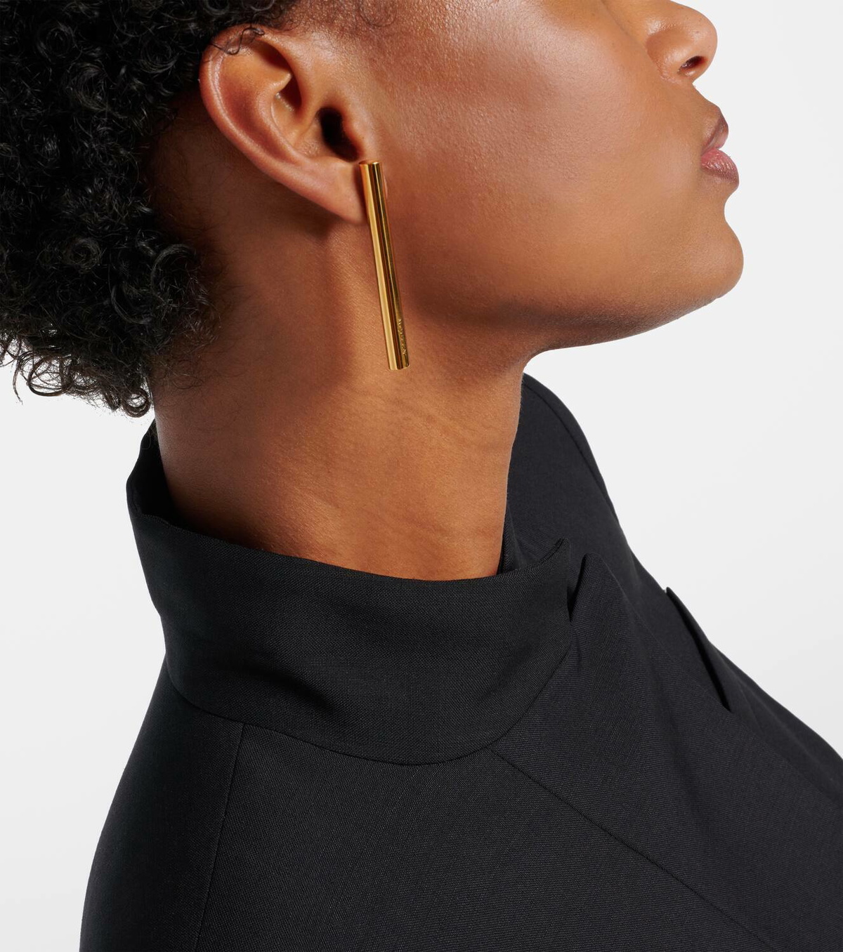 McQueen Logo drop earrings