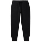 Theory - Mattis Waffle-Knit Cotton Sweatpants - Black