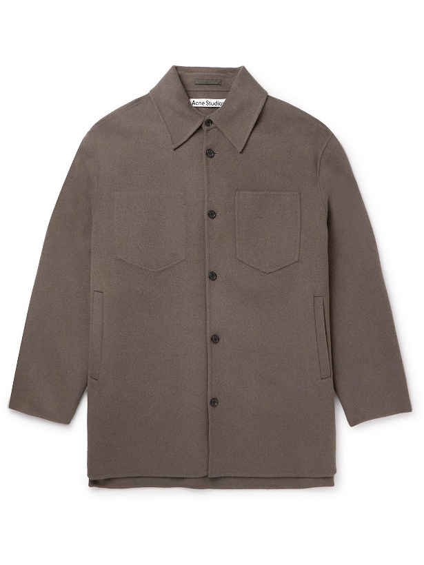 Photo: Acne Studios - Double-Faced Wool Jacket - Brown