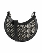 Marine Serre Womens Cross-body bag in Black