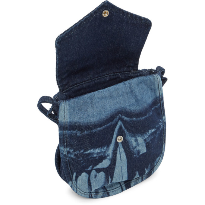 Stefan Cooke Indigo Lee Edition Denim Messenger Bag Stefan Cooke