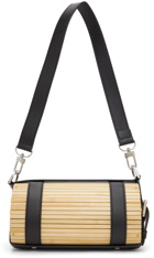 Feng Chen Wang Beige & Black Mini Bamboo Bag