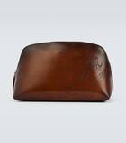 Berluti Toujours Soft Scritto leather pouch