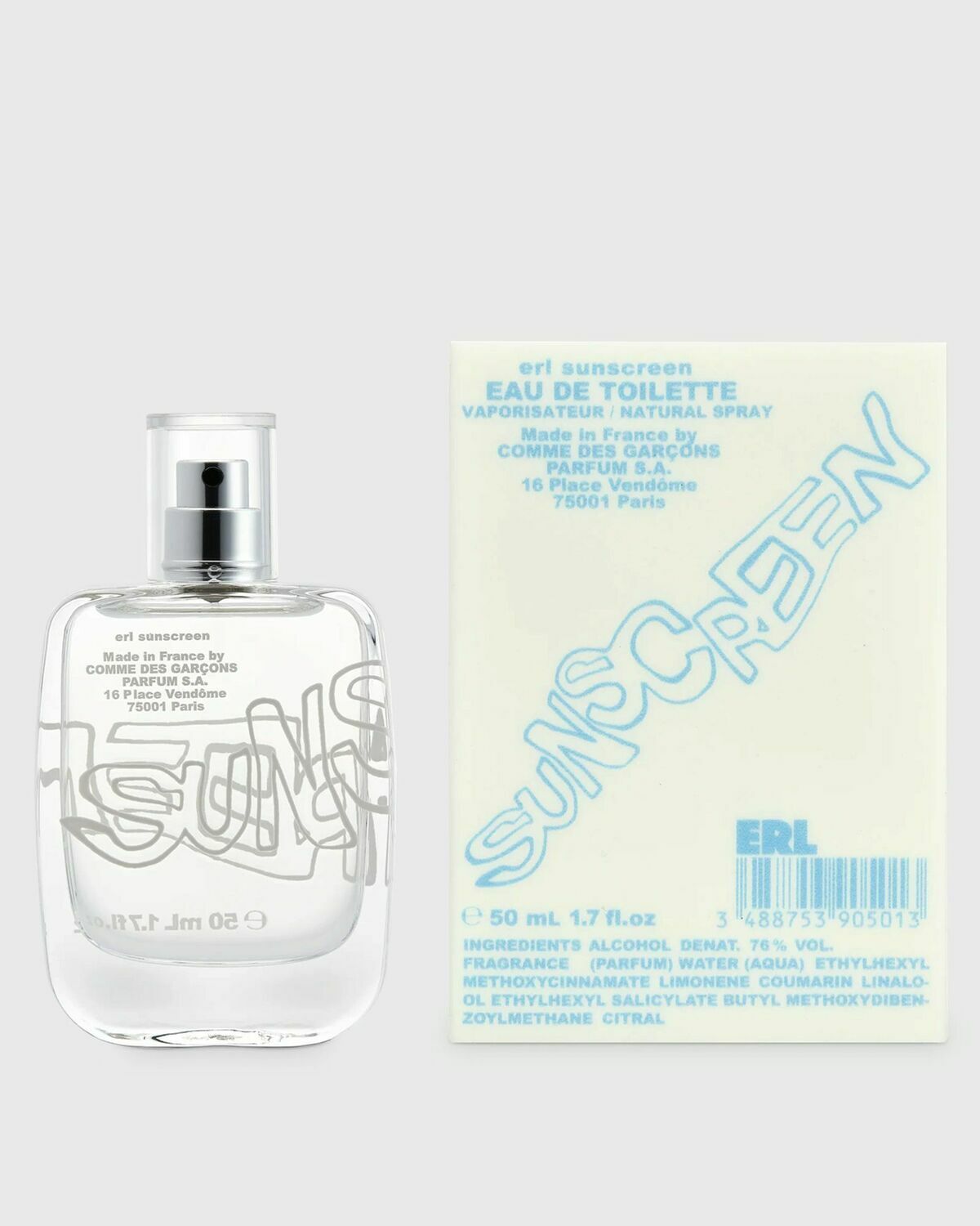 Comme des Garçons Parfum ERL SUNSCREEN REGULAR EDITION 50 ml Multi-color Mens Perfume & Fragrance