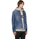 Diesel Blue JoggJeans NHill-TW Denim Jacket