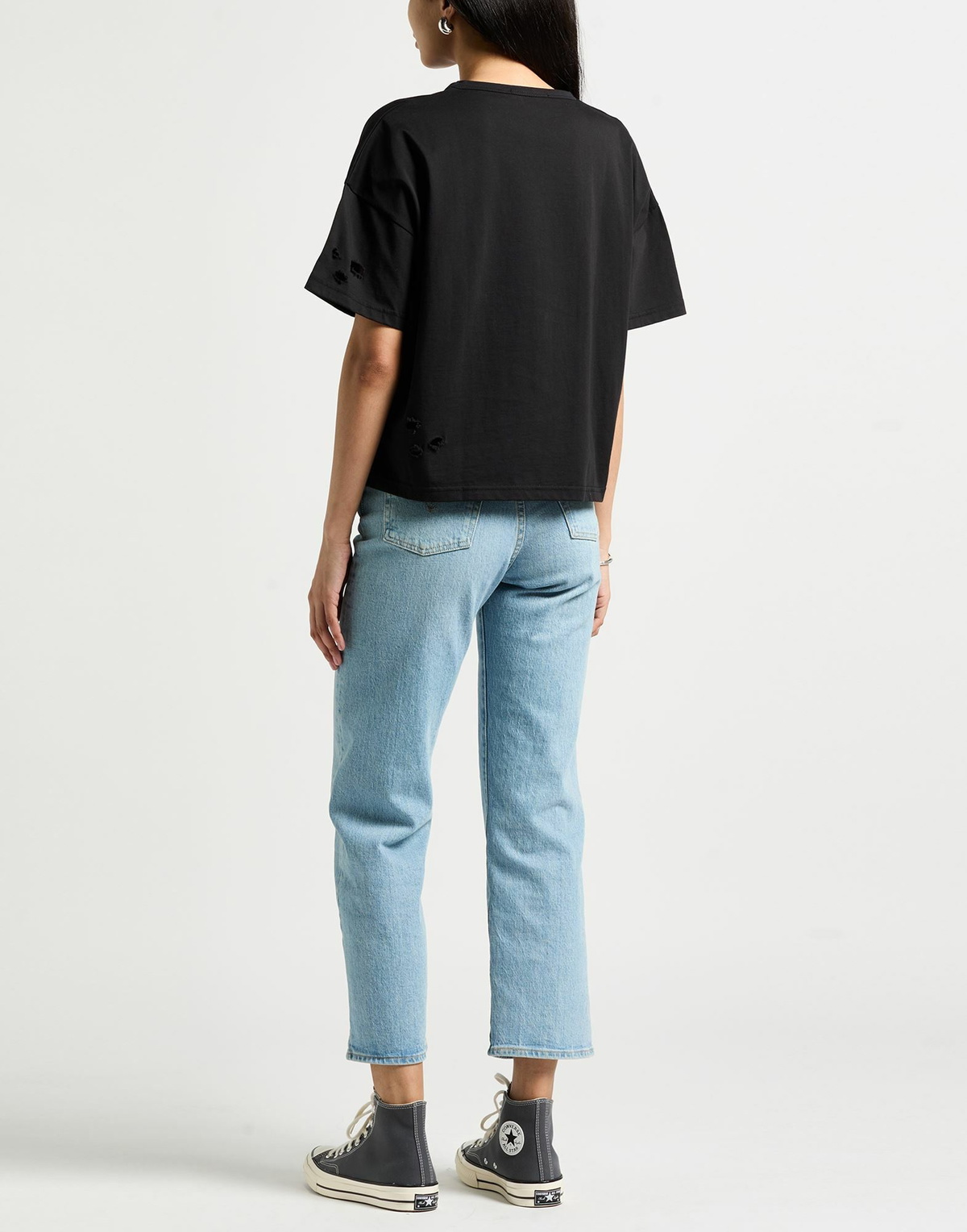 Shoe Womens T-shirt in Black