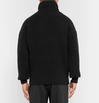 TOM FORD - Ribbed Merino Wool Rollneck Sweater - Men - Black