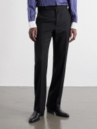 TOM FORD - Slim-Leg Wool-Twill Trousers - Black