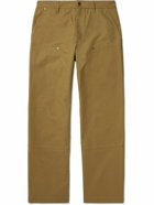 Loewe - Straight-Leg Cotton-Canvas Trousers - Brown