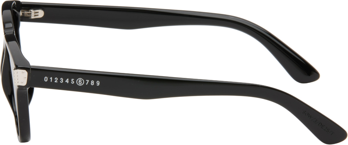 MM6 Maison Margiela Black 17 Sunglasses