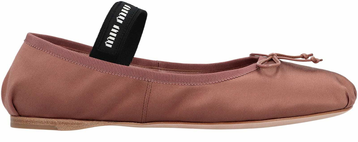 Miu Miu Satin Ballet Flats