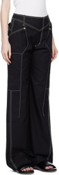 Kiko Kostadinov Black Bran Trousers