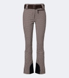 Cordova Sella belted gingham ski pants