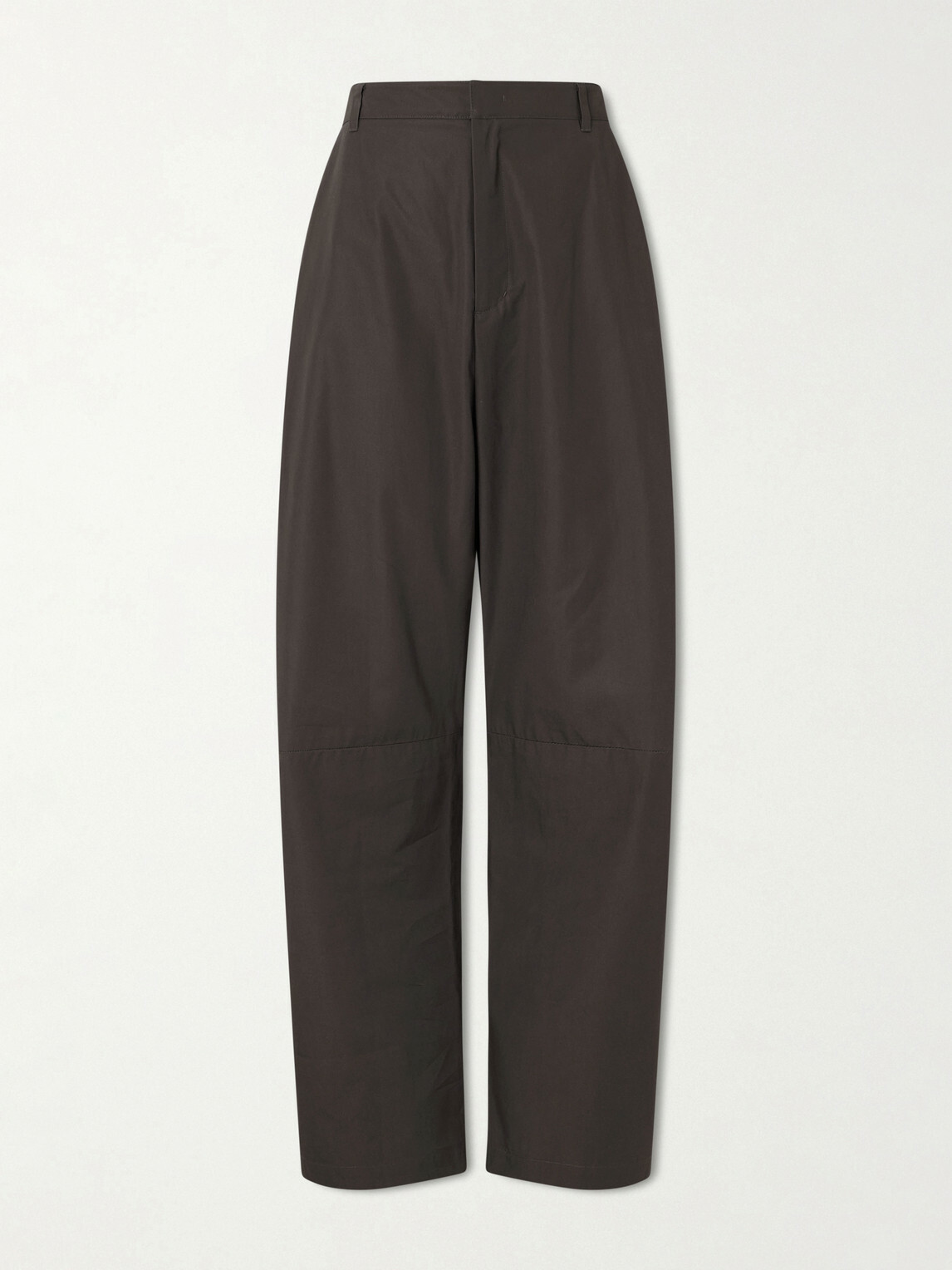 Amomento - Barrel-Leg Cotton Trousers - Green