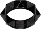 Valentino Garavani Black Rockstud Ring