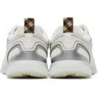 Burberry White Matrix Sport Sneakers