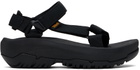 Teva Black Hurricane XLT2 Platform Sandals