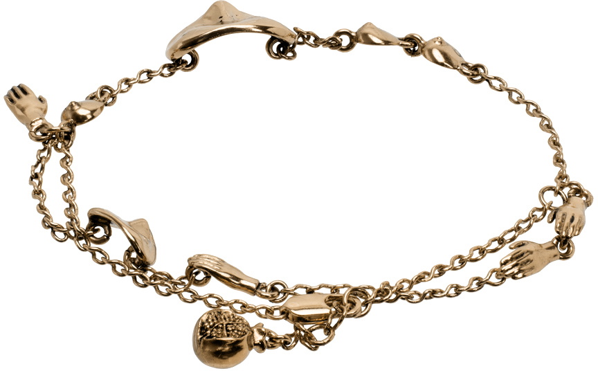 LEMAIRE Gold Estampe Bracelet Lemaire