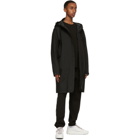 Moncler Black Down Muguet Coat