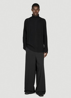 Yohji Yamamoto - Ribbed Sweater in Black