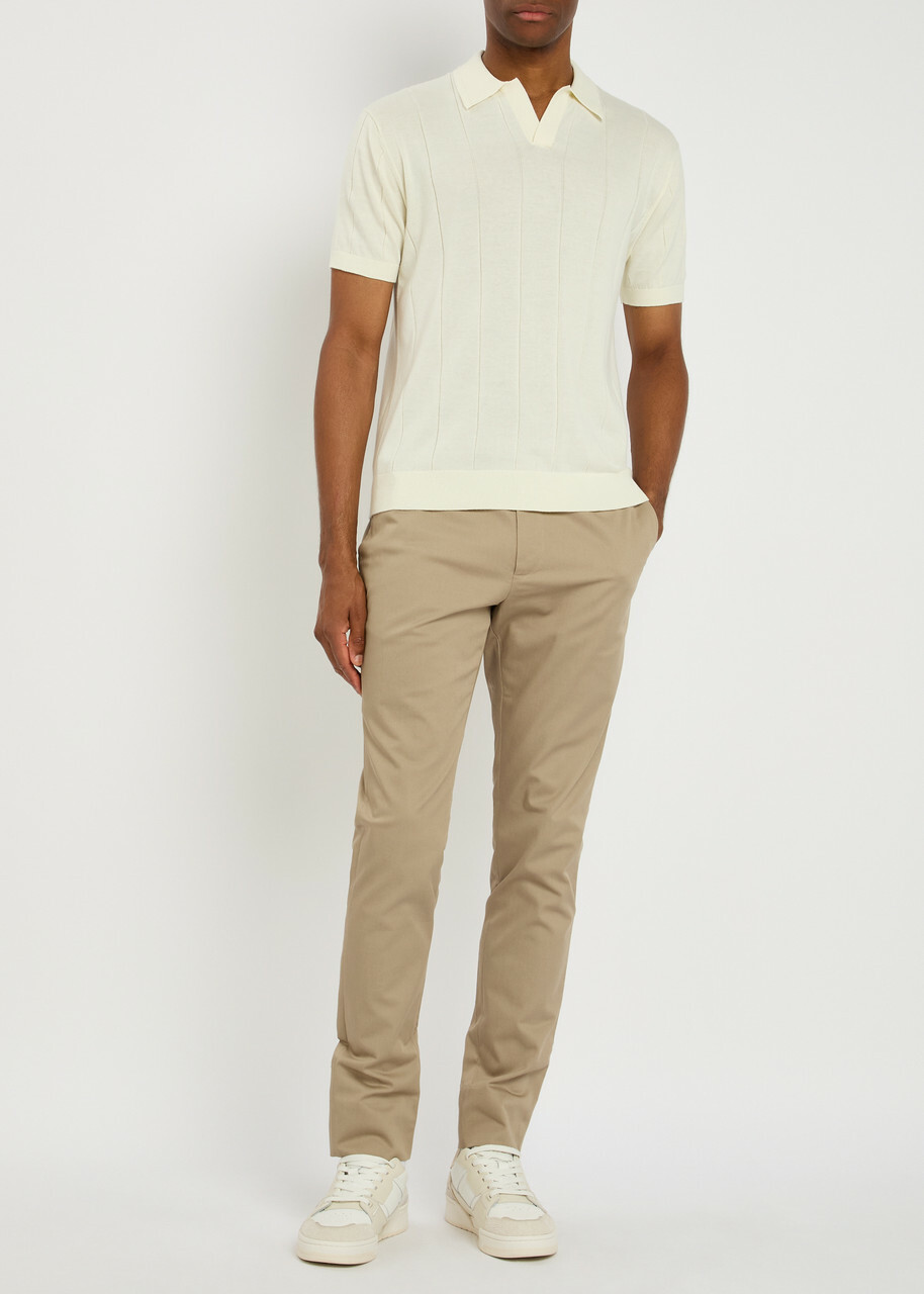 Lestrange Signature Cotton Polo Shirt Ecru