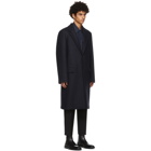 Jil Sander Navy Wool Essential Coat