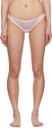 Yasmine Eslami White Rebecca Mini Thong